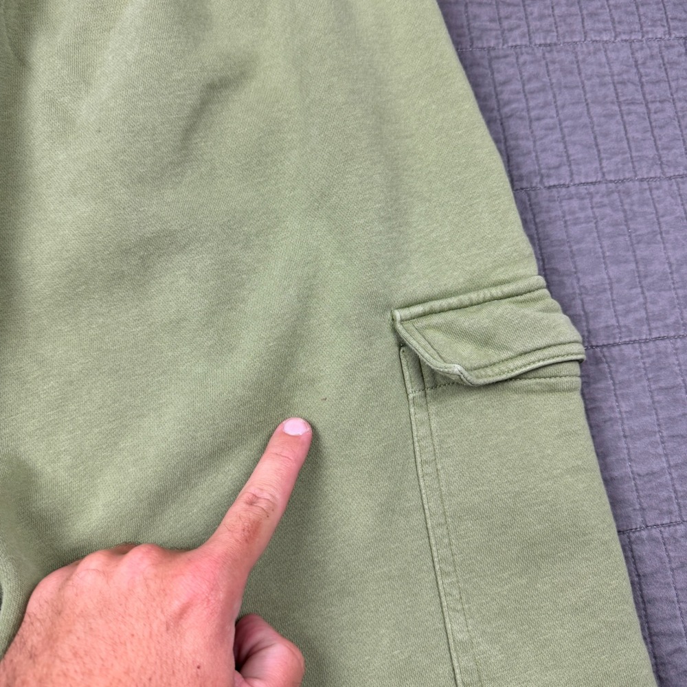 Nike Sportswear Club Fleece Cargo Sweatpants Mens Large Green Joggers Athletic - Picture 8 of 15